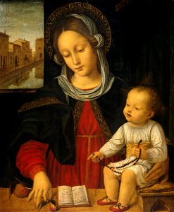 Borgognone - Madonna met kind