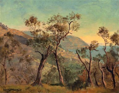 Boris grigoriev summer landscape (1920s)