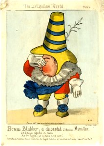 Boreas Blubber; a discarded Lilliputian minister. (BM 1868,0808.6065)
