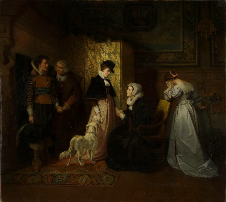 Agnes Börjesson - De nygiftes avskjed - NMK.2020.0294 - National Museum of Art, Architecture and Design
