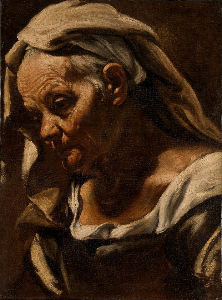 Orazio Borgianni - Testa di donna anziana (Metropolitan Museum of Art)