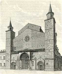 Borgo San Donnino facciata della Cattedrale