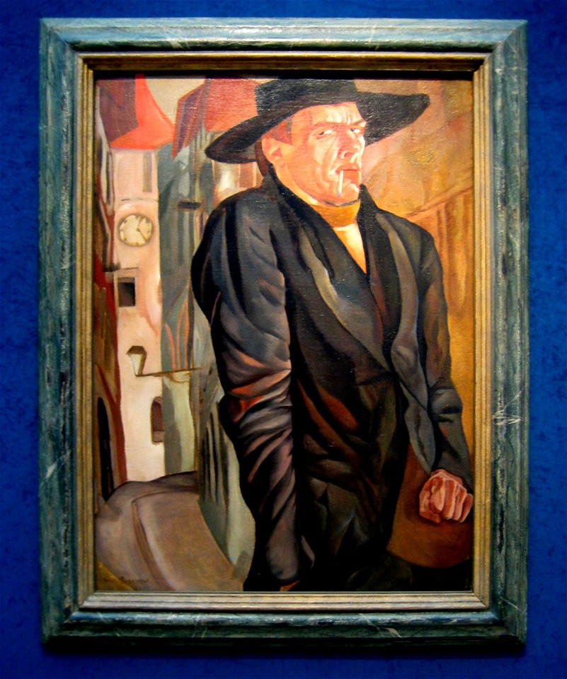 Boris Grigoriev - self-portrait (frame)