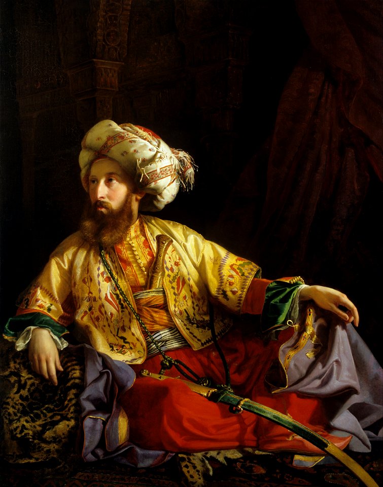 Borsos, József - Emir of Lebanon - Google Art Project