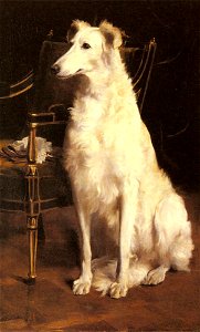 Borzo by a Chair-George Hare