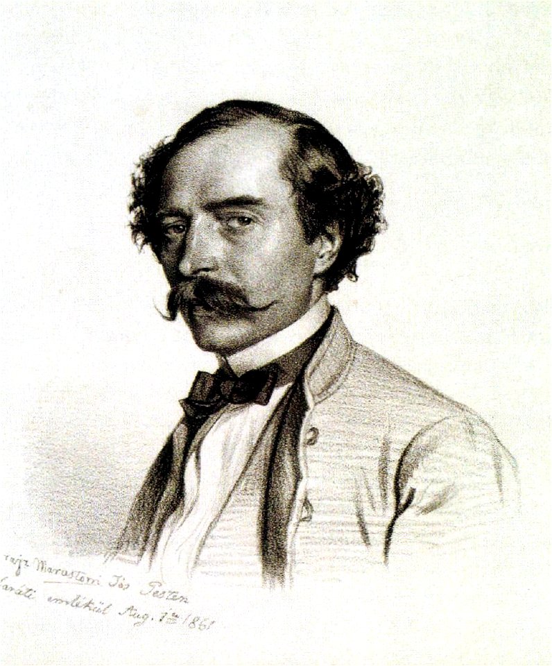 Marastoni Portrait of József Borsos 1861