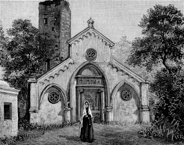 Bosa – Chiesa di San Pietro (xilografia)