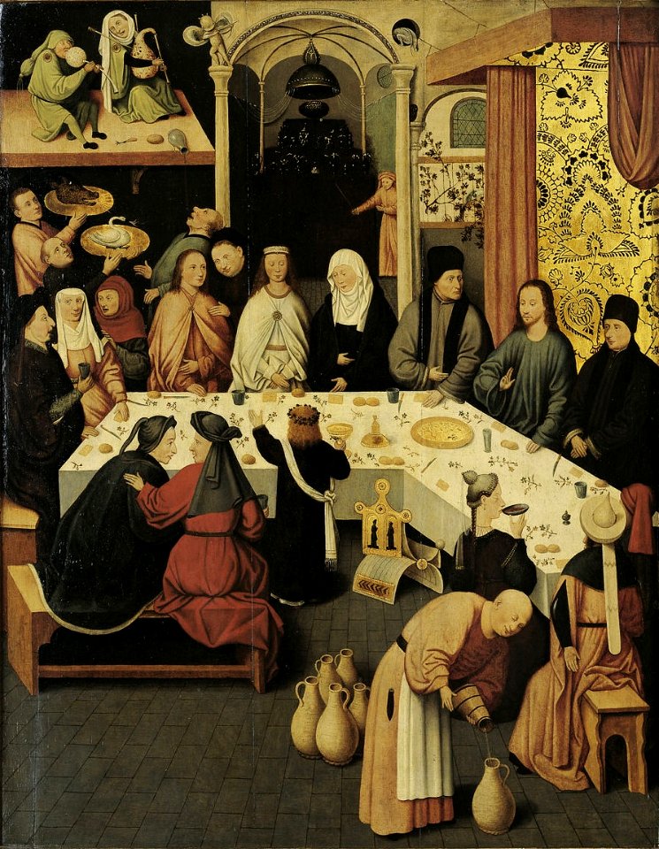 Bosch copyist The marriage-feast at Cana Rotterdam