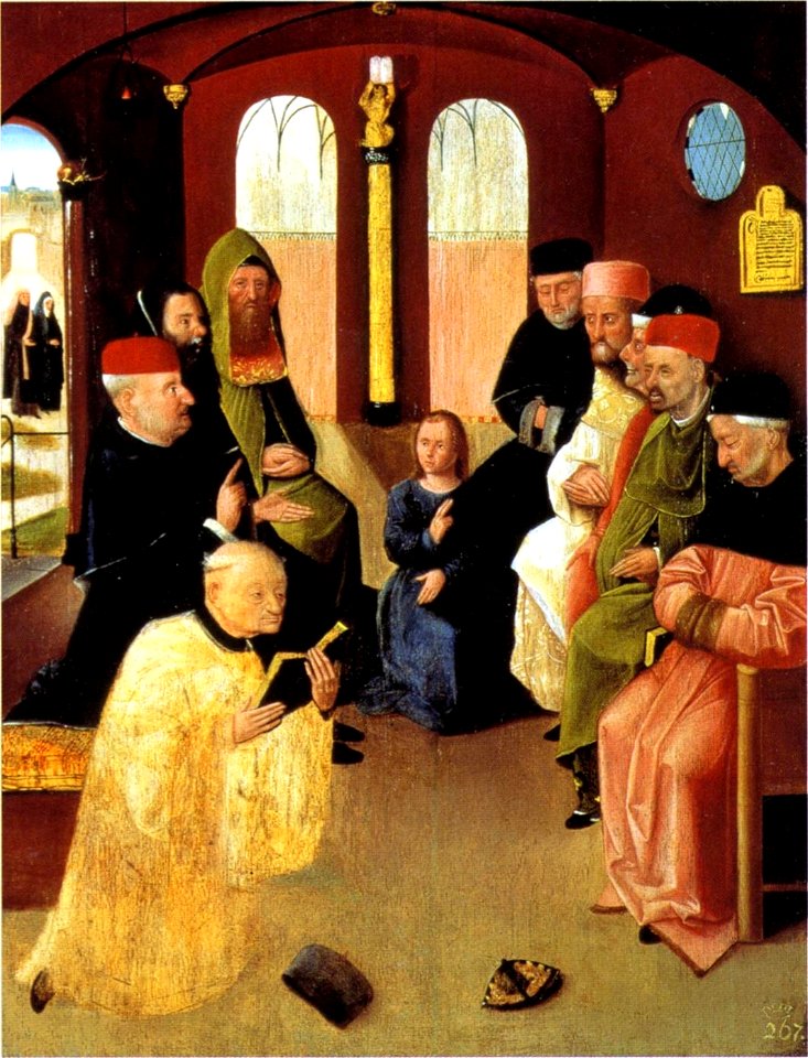 Bosch follower Christ's dispute with the doctors in the temple (private collection)