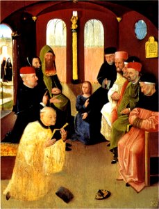 Bosch follower Christ's dispute with the doctors in the temple (private collection)