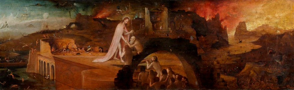 Follower of Jheronimus Bosch - Christ in Limbo (c.1600)