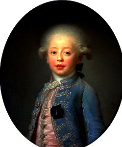 Louis-Antoine de Bourbon, duc d'Angouleme - Joseph Boze 1785. Free illustration for personal and commercial use.