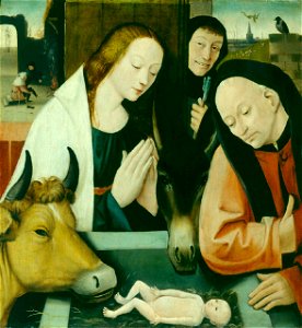 Bosch copyist The Birth of Christ 16th century