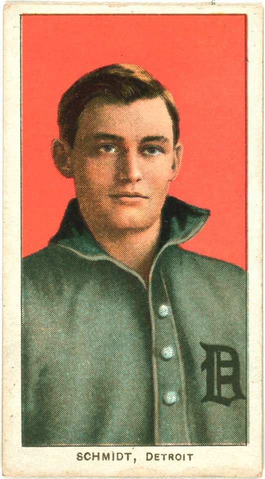 Boss Schmidt, Detroit Tigers, baseball card portrait LCCN2008676614