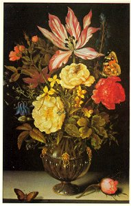Blomsterstycke. Ambrosius Bosschaert. 3322