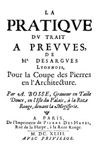 Bosse - Pratique du trait a preuves, 1643 - 1219339