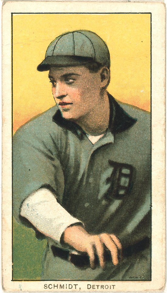 Boss Schmidt, Detroit Tigers, baseball card portrait LCCN2008676615