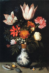 Ambrosius Bosschaert, the Elder 06. Free illustration for personal and commercial use.
