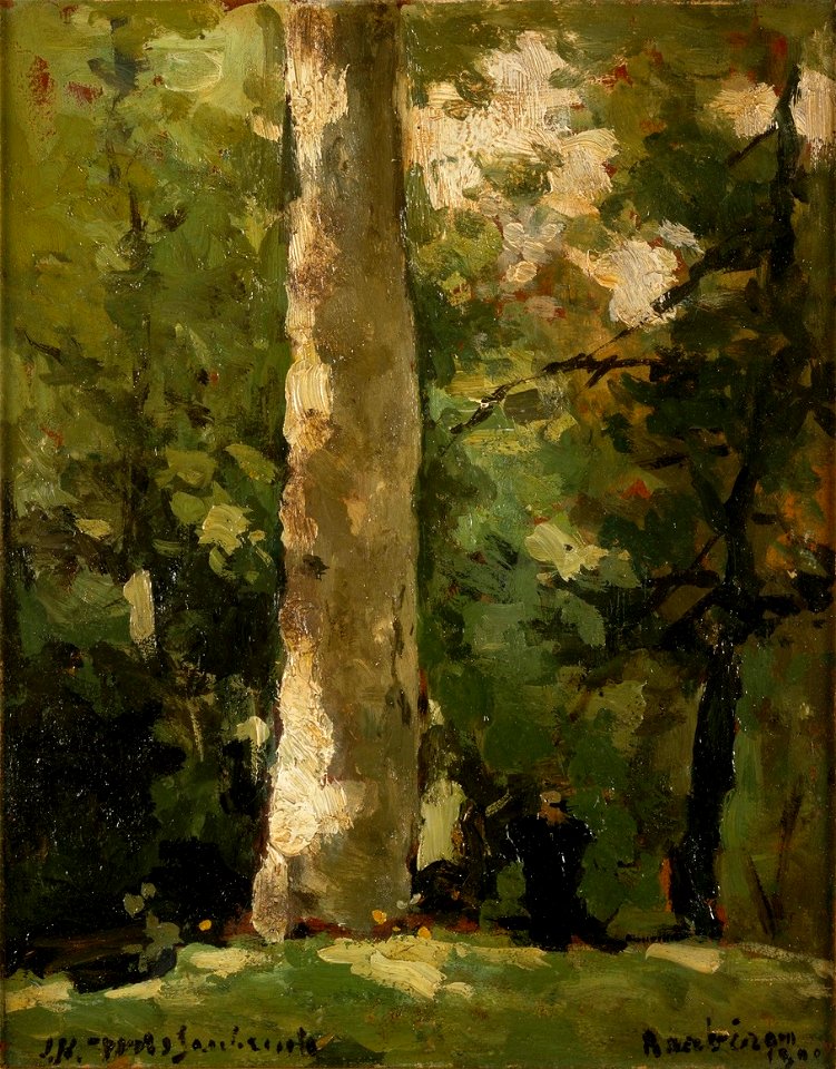 Bosgezicht 'Sous Bois' (Barbizon) Centraal Museum 22122