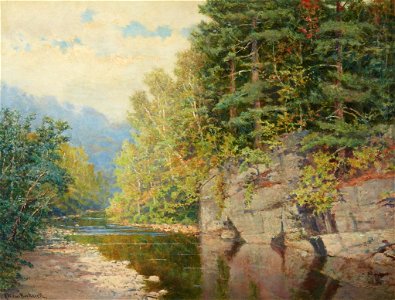 River Scene by Robert Ward van Boskerck