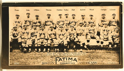 Boston Red Sox, baseball card portrait LCCN2007685725