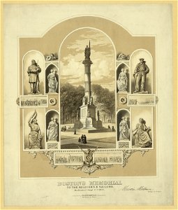 Boston's memorial to the soldiers & sailors. Dedicated Sept. 17th 1877 LCCN2003679736