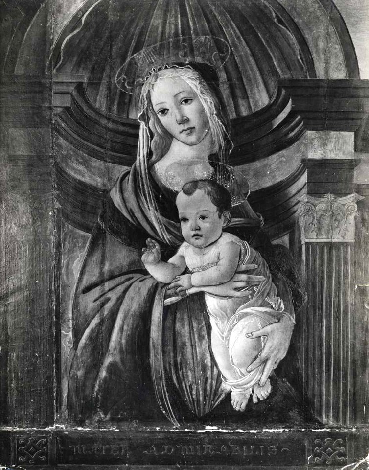 Botticelli - bottega - Madonna con Bambino, National Museum of Fine Arts, La Valletta
