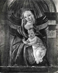 Botticelli - bottega - Madonna con Bambino, National Museum of Fine Arts, La Valletta