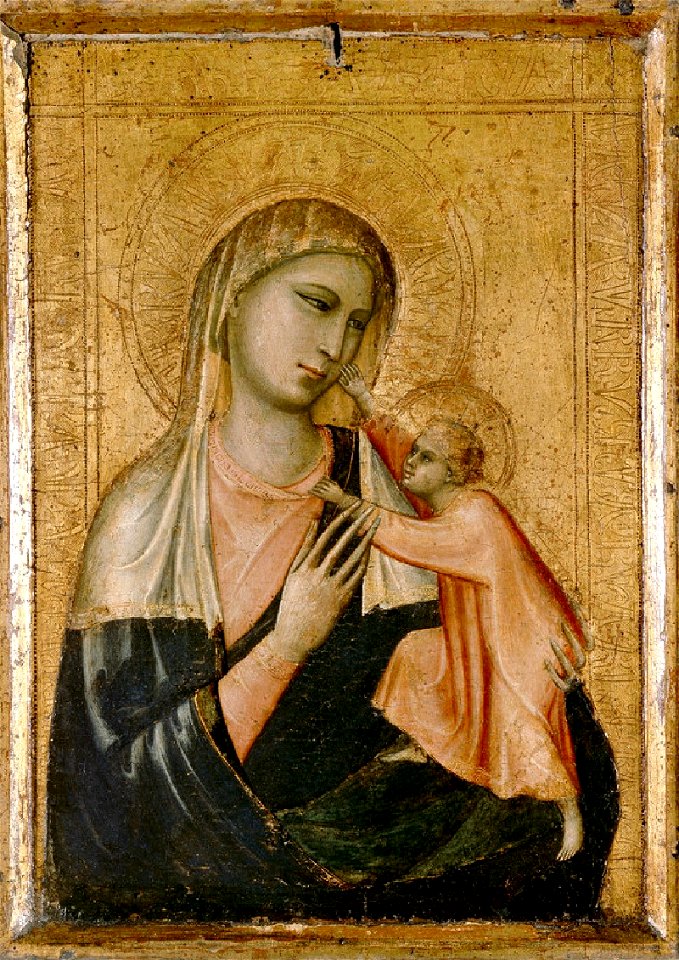 Bottega di giotto, madonna dell'ashmolean museum