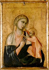 Bottega di giotto, madonna dell'ashmolean museum