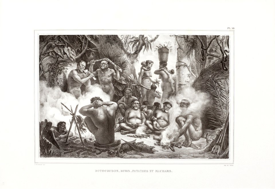 Botocudos, Buris, Patachos et Macharis (2), da Coleção Brasiliana Iconográfica