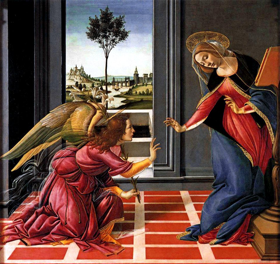 Botticelli, annunciazione di cestello 02FXD