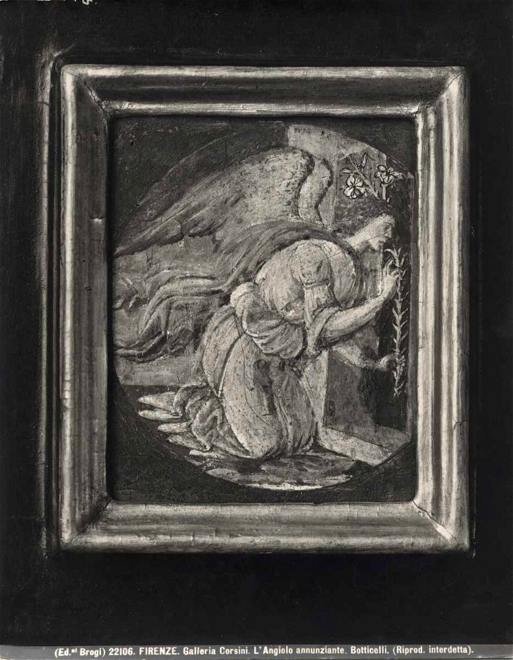 Botticelli - Angelo annunciante, Galleria Corsini