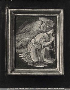 Botticelli - Angelo annunciante, Galleria Corsini