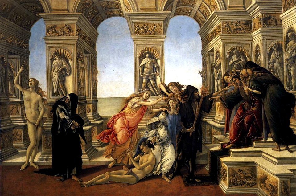 Botticelli, calunnia 01