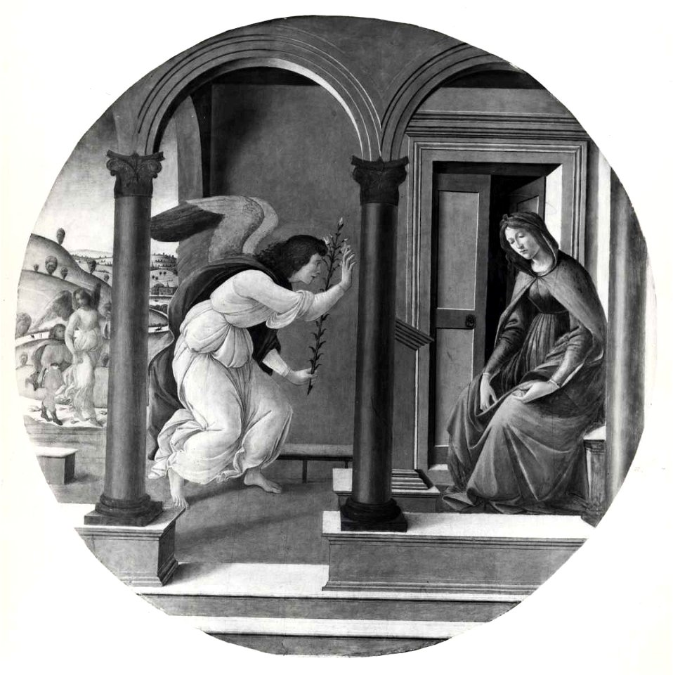 Botticelli - bottega - Annunciazione, Asta Sotheby's