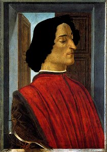 Sandro Botticelli - Portrait of Giuliano de' Medici - WGA02794. Free illustration for personal and commercial use.