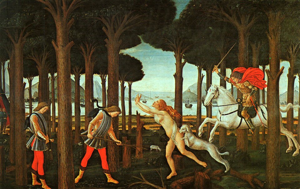 Botticelli, nastagio degli onesti 01