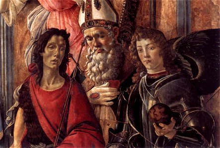 Botticelli, pala di san barnaba 03. Free illustration for personal and commercial use.