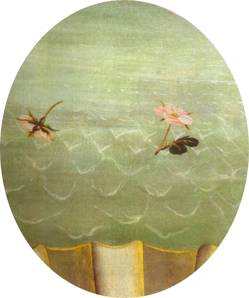 Botticelli, nascita di venere, dettaglio fiori