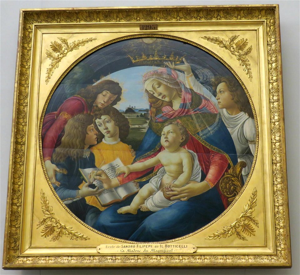 Botticelli, École de - Madone du Magnificat, vers 1485, INV 285