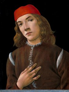 Botticelli-Portrait of a YouthFXD. Free illustration for personal and commercial use.