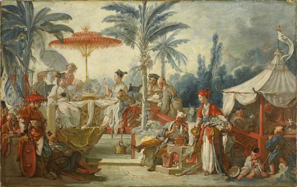 Boucher - Festin de l'empereur de Chine, 1742 vers