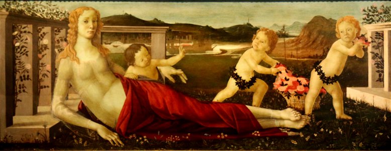 Botticelli-Vénus et trois putti