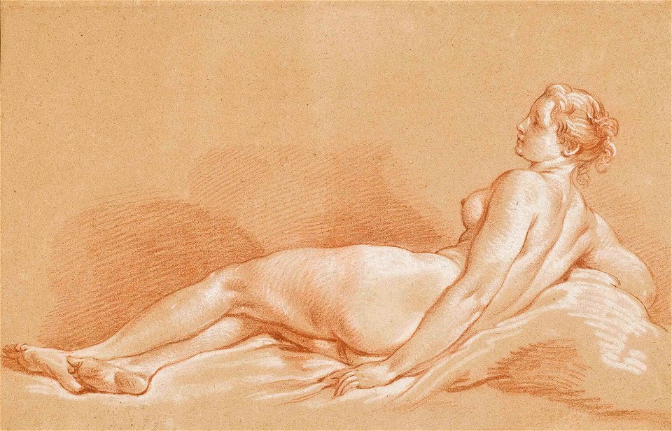 Boucher - Jeune femme allongée