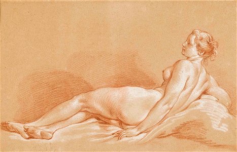 Boucher - Jeune femme allongée