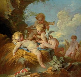 Boucher - L'Amour moissonneur, Ananoff and Wildenstein, 63