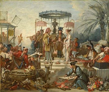 Boucher - Le mariage chinois, 1742 vers