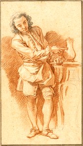 Boucher - Study of Valet with Coffee Pot, c. 1739