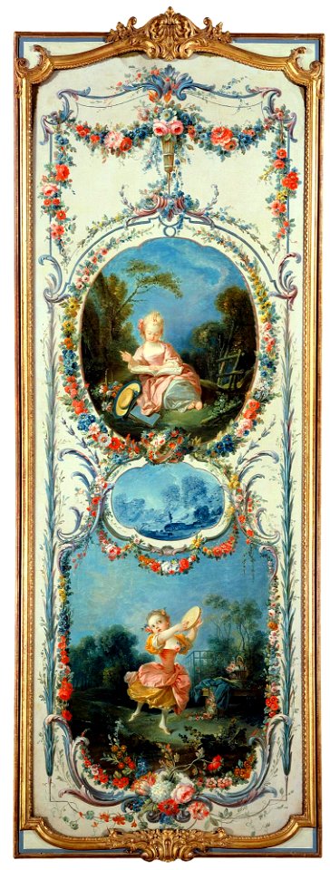 Boucher and Workshop - The Arts and Sciences Singing and Dancing, ca. 1760